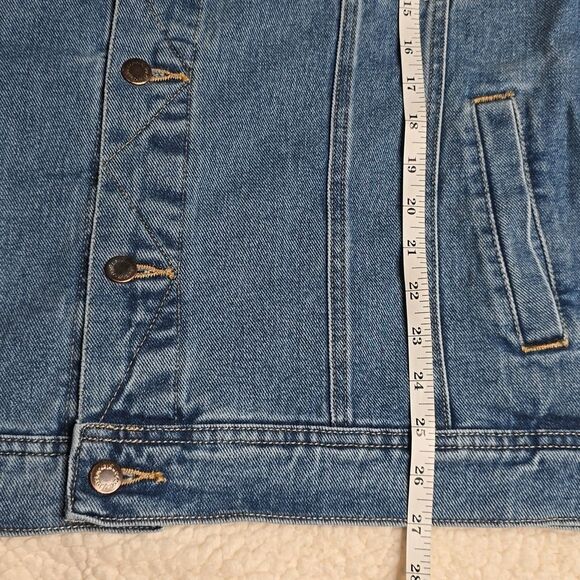 1114 NWT Wrangler Rugged Wear Denim Jacket Sz XL - Picture 7 of 7